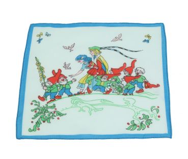 Betz 3 Pieces Kids Handkerchiefs in Gift Box Design 4 100% Cotton Motive: Fairy-tale Colour: yellow Size: 25x25cm