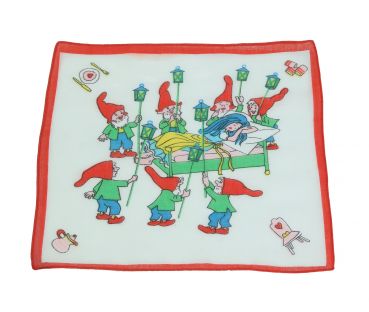 Betz Set di 3 fazzoletti per bambini in una scatola regalo misure 25 x 25 cm 100 % cotone motivi fiabeschi design 3 colore blu