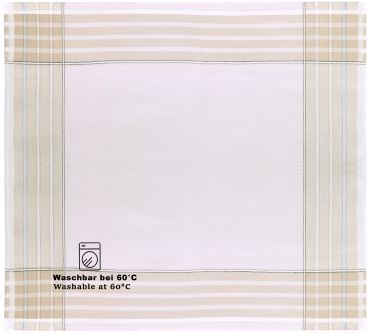 Betz 12 pañuelos para mujeres PALOMA 1 tamaño 30x30 cm 100% algodón