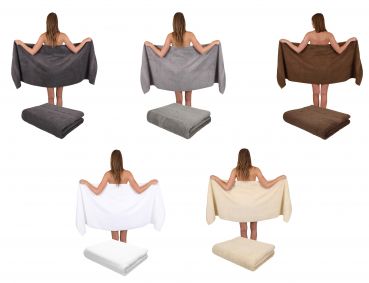 Betz  2 Sauna Towels XXL GOLD 100%Cotton Quality 600g/m²  Size 70x200cm