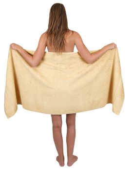 Betz XXL Sauna Towel GOLD 100%Cotton Quality: 600g/m² Colour: beige Size: 70x200cm