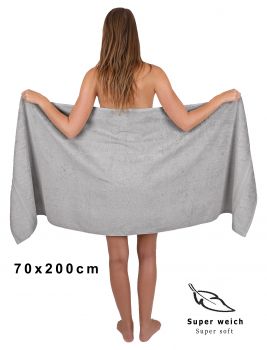 Toalla para sauna GOLD  color: gris antracita, tamaño: 70 x 200 cm  600 g / m² de Betz - Kopie