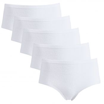 5er-Pack American pants Frottee weiß Größen 36/38 - 48/50 von Schöller