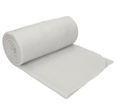 Betz couverture polaire de luxe Plaid en polaire taille 130x170 cm Qualité 180 g/m² couleur gris clair