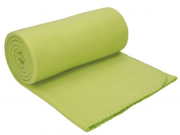 Betz Luxury Fleece Blanket with anti-pilling Colour: light green Size: 130x170cm