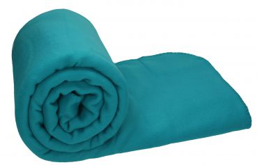 Manta polar Luxus, color petrolio , Tamaño- MAXY: 140 x 190 cm, calidad: 220 g / m² de Betz