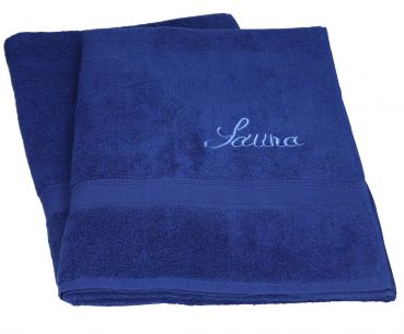 Betz lot de 2 serviettes à sauna FRANCE 100% coton dans plusieurs couleurs, taille 80 x 200 cm