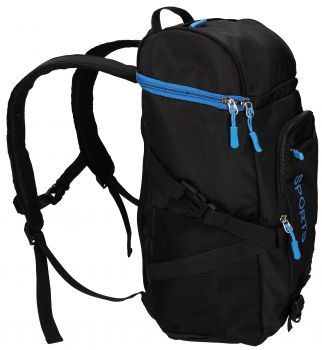 BETZ Rucksack Damen Herren Reise und Wanderrucksack  Sports II 4 Taschen Volumen 24 Liter