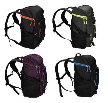 BETZ Travel and Hiking Backpack SPORTS II with wide adjustable shoulder straps and 4 zipped pockets