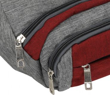 Betz Bauchtasche Gürteltasche Hüfttasche Bikertasche Reisen Wandern 2-farbig Lindau