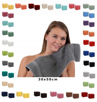 Betz Premium set de 10 serviettes d‘invités ensemble de 10 serviettes pour visage et mains lot de serviettes essuie-mains  30 x 50cm