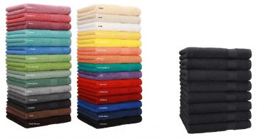 Betz 8 Piece Towels Set PREMIUM 100% Cotton 8 Hand Towels 50x100 cm different colours