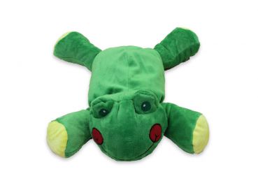 Betz grenouille en pelouche 32 cm de couleur verde