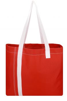 Betz Tasche SHOPPER Freizeittasche Einkaufstasche Schultertasche Shopping Bag Größe 43x36cm Farbe rot