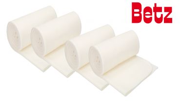 Betz 4 Stück Fleecedecken Kuscheldecken Größe 130x170 cm Farbe creme