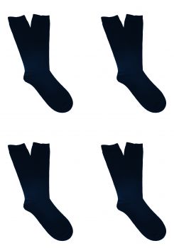 Betz 4 pares de calcetines hasta la rodilla RELAX para mujer (calcetines de trabajo) talla 35-38