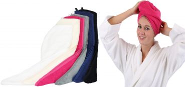 Asciugamano turbante di microfibra di Betz , colore: bianco