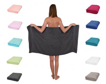 Betz Serviette de bain serviette de douche Palermo taille 70 x 140 cm 100% coton plusieurs couleurs au choix