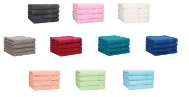 Betz 4 pieces shower towels set PALERMO size 70x140 cm 100% cotton bath towel shower towel sports towel different colours
