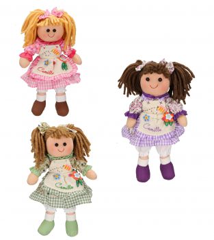 Los niños Betz muñeca de trapo tamaño camilla aprox 30 cm color rosa 