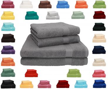 Betz 4-tlg. Handtuch-Set PREMIUM 100%Baumwolle 2 Duschtücher 2 Handtücher