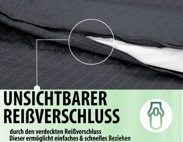 Betz Bettwäsche Seersucker  Garnitur Set in verschiedenen Größen und Farben aus 100 % Baumwolle mit Reißverschluss - Bügelfrei