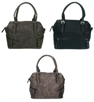 Betz. Borsa da donna borsa borsa per donna PARIS 2 borsa in similpelle con chiusura a zip, tracolla e due manici