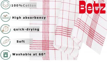 Betz kitchen towels Meinor tea towel 100% cotton 50 x 70 cm kitchen towel all-purpose towel in various colours