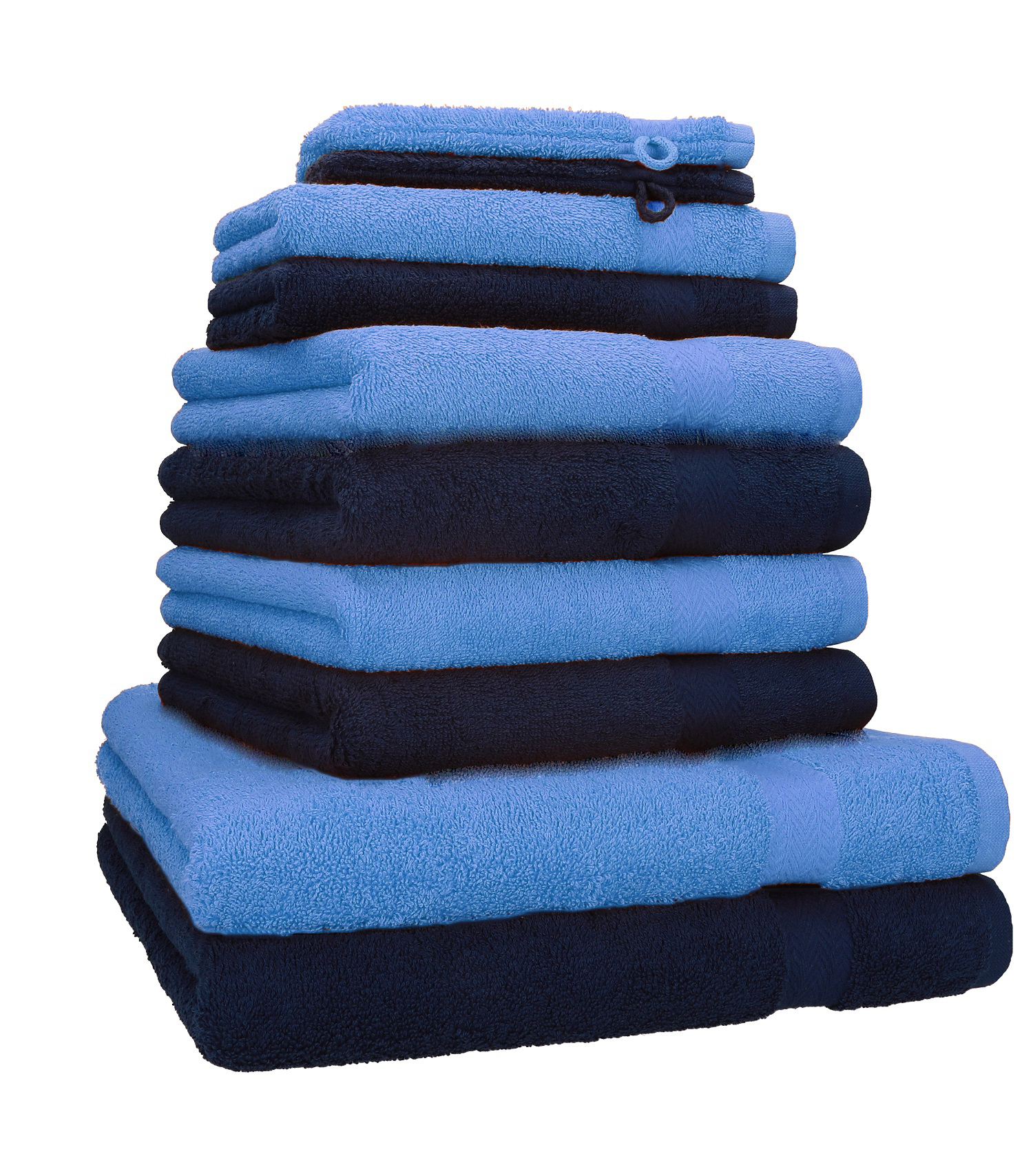 Betz Set di 10 asciugamani Premium 2 asciugamani da doccia 4