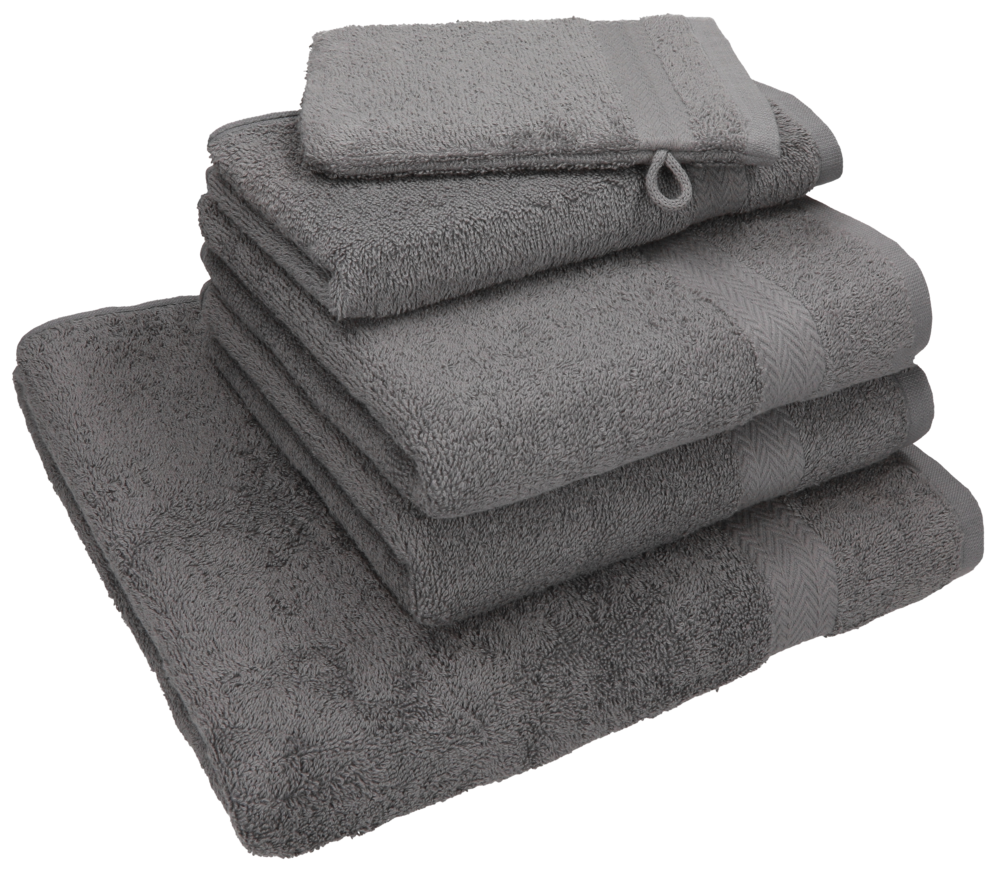 Betz 5 pezzi set di asciugamani NICE Pack 100% cotone 1