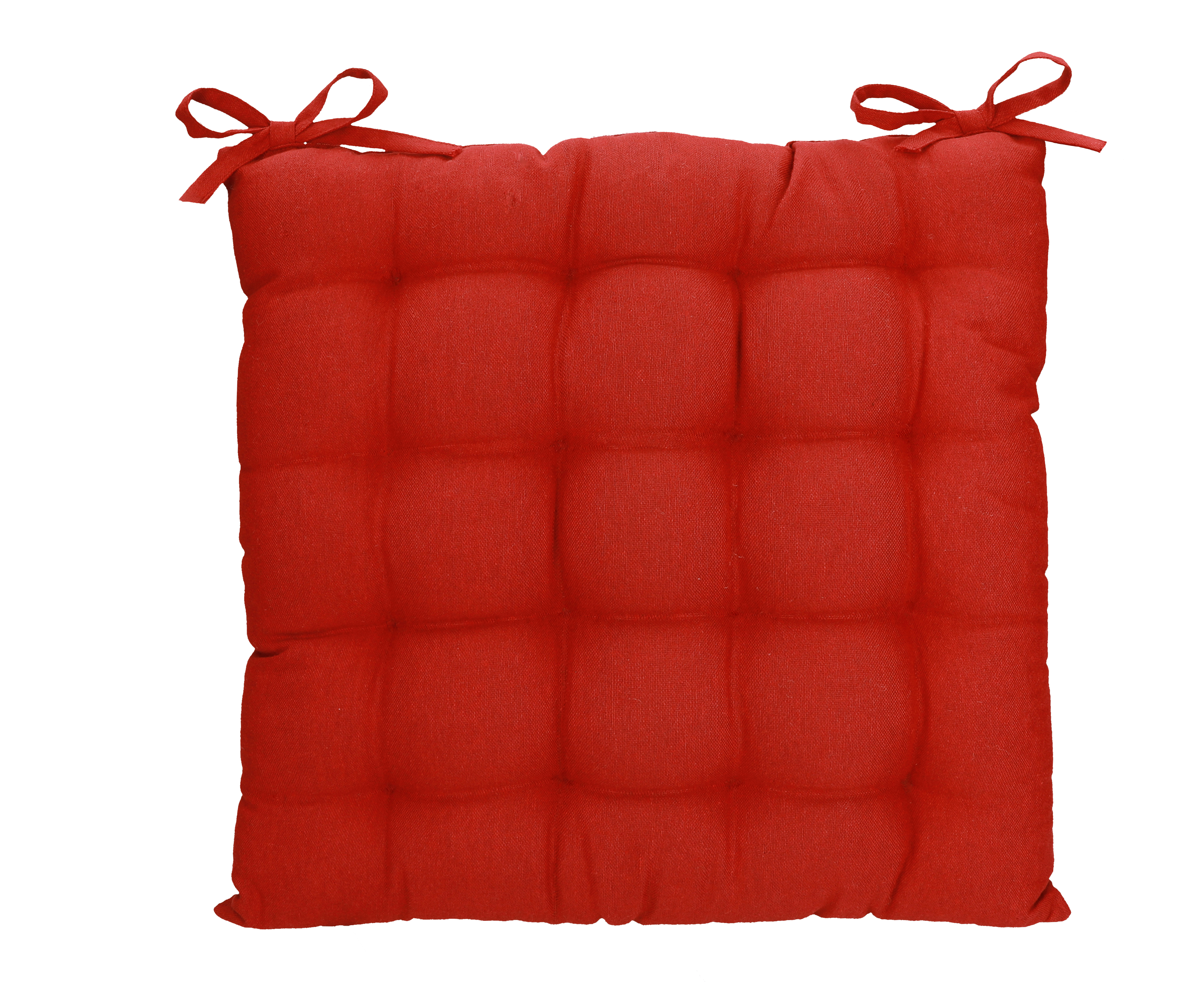 Betz Stuhlkissen mit Bändern - Sitzkissen für Außen oder Innen
