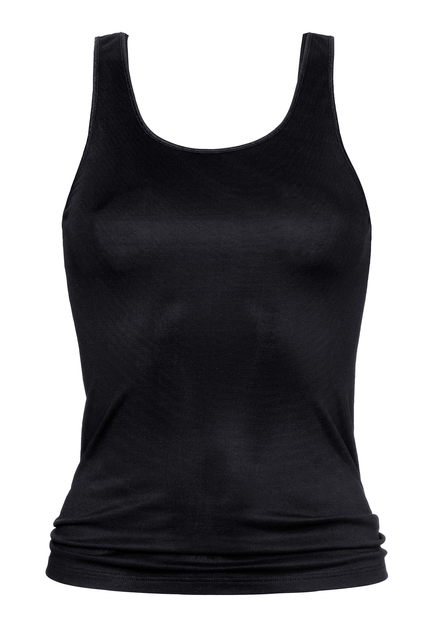 Camiseta deportiva para mujer con tirantes anchos color: blanco, negro y talla: 38-48