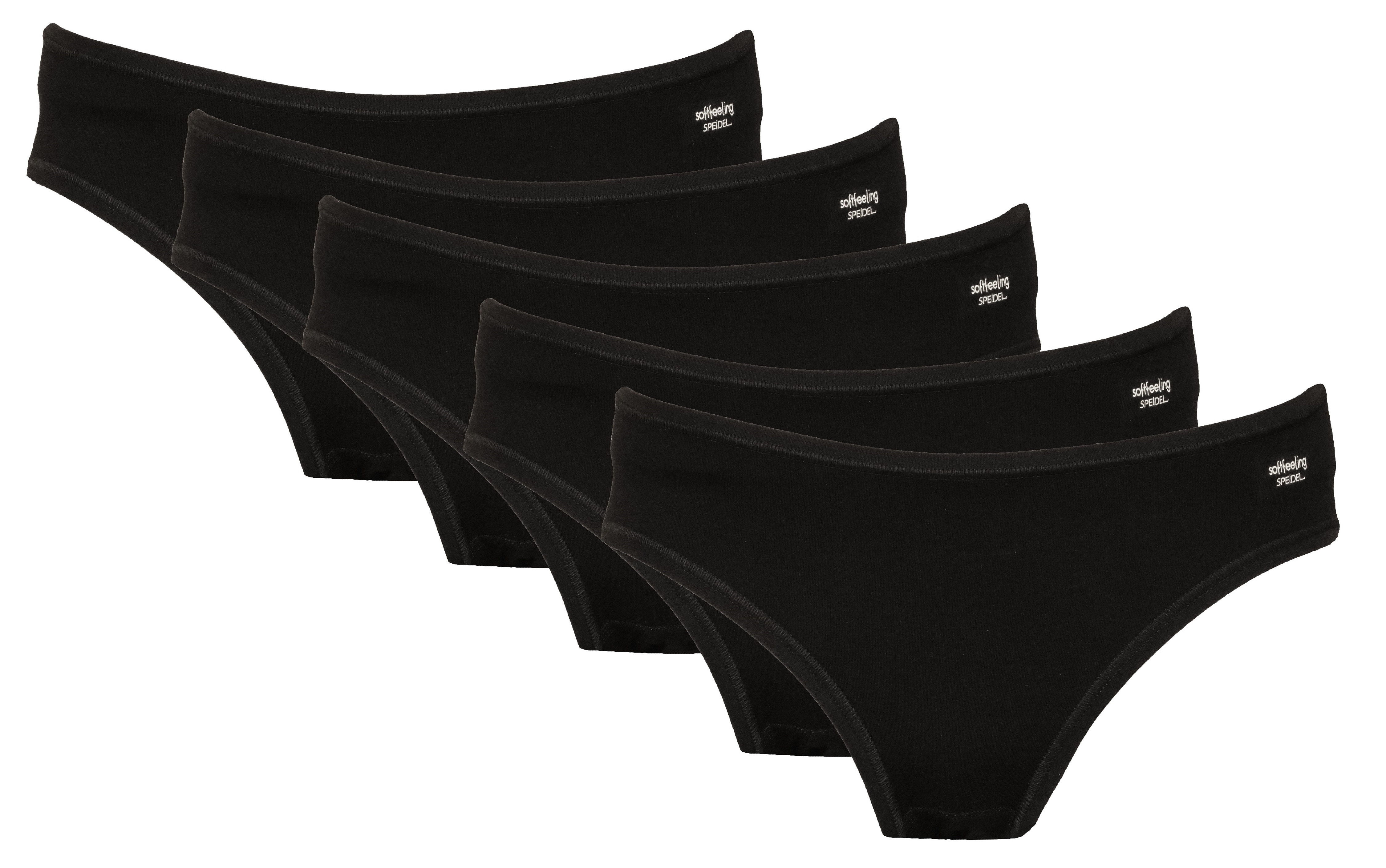 5 Stück Minislip von SPEIDEL Damen Schlüpfer Unterhose in weiß, schwarz &  beige Größen 38 - 46