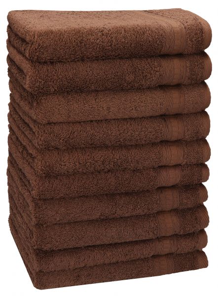 Betz 10 Piece Towel Set GOLD 100% Cotton 10 Guest Towels Colour: hazel - Kopie