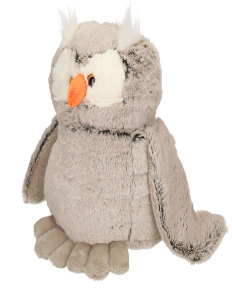 Animale di peluche Gufo, colore: marrone, misura: 26 cm