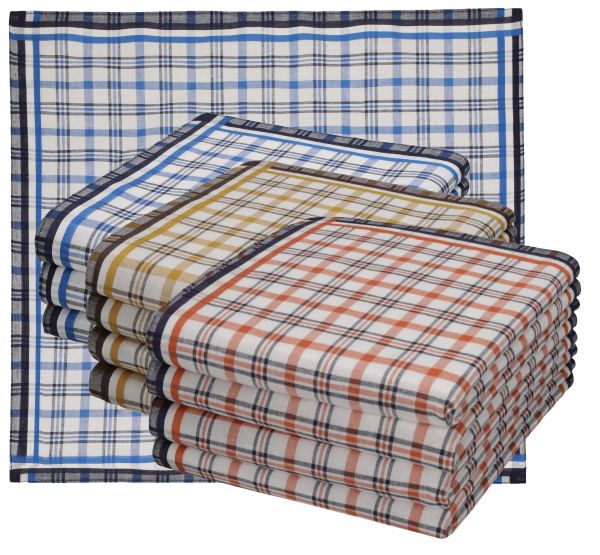 Betz Lot de mouchoirs pour homme Leo 1 dessin 6 taille 40x40 cm 100% coton