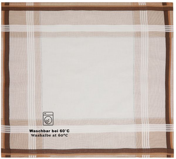 Betz Lot de mouchoirs pour homme Leo 5 dessin 5 taille 40x40 cm 100% coton