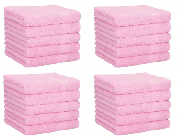 Betz PALERMO Seifetücher-Set - 20 teiliges Seiftücher-Set -  Handtücher-Set - Händehandtücher - 30 x 30cm – Farbe Rosé