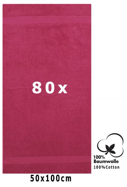 Betz Asciugamano PALERMO - 80 pezzi Asciugamani 100% cotone Dimensioni 50 x 100 cm Qualità da hotel
