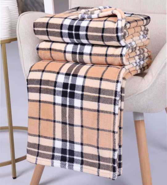 BETZ cosy blanket fleece blanket fluffy blanket - cosy blanket warm soft, sofa blanket, cosy blankets, blanket couch blanket, sofa throw XL 150x200cm MINK