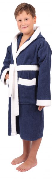 Betz children's bathrobe with hood DOVER 100% cotton various colours, sizes 134 - 164