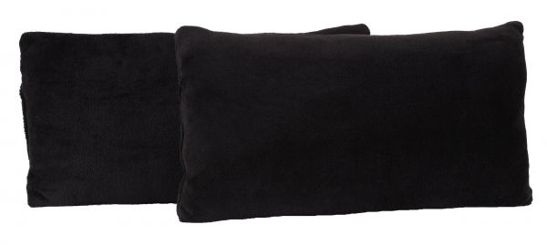 Betz 2 coussins douillets remplis ROMANIA toucher peluche taille d'env. 25x50 cm plusieurs couleurs au choix