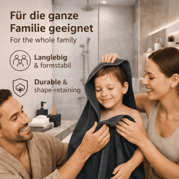 Betz Handtuch Set Premium 12-teilig 100% Baumwolle – 2 Duschtücher, 4 Handtücher, 2 Gästetücher, 2 Seiftücher, 2 Waschhandschuhe – Weiche Frottee Handtücher 470g/m² - Farbe rubinrot/Graphit