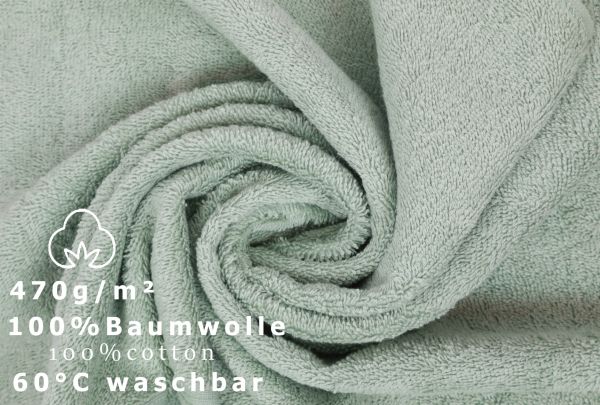 Betz 20 Piece Guest Towels PREMIUM 100% Cotton 30x50 cm colour hay green
