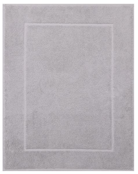 PREMIUM Badevorleger 50x70cm Farbe: silbergrau