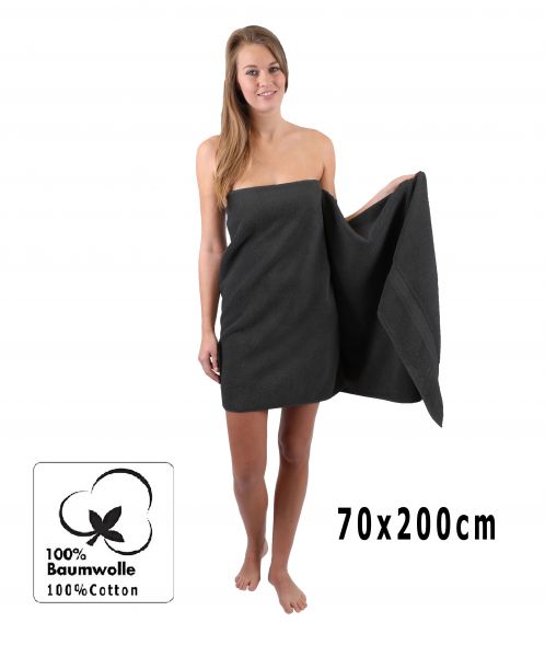 Betz Serviette à sauna XXL 100% coton taille 70 x 200 cm drap de plage Premium