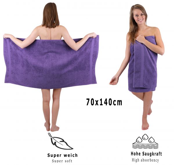 Purple towels best sale on sale