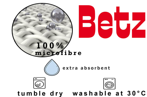 Betz Waschmaschinenbezug Trockner Abdeckung mit Rundumgummi aus 100 % Polyester Größe 60x60x4 cm