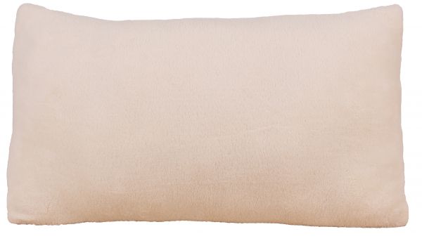 Betz ROMANIA 1 Stück Kuscheldecke oder Kuschelkissen mit Füllung in verschiedenen Größen Farbe beige