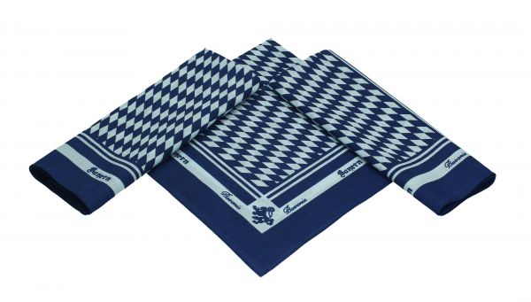 Betz 3er Pack Nickituch BAYERN Bandana Kopftuch Halstuch Bavaria Größe ca. 55 x 55 cm 100% Baumwolle Farbe blau